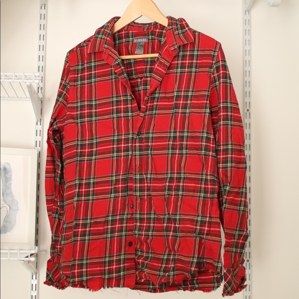 Custom Plaid Top with Ruffles